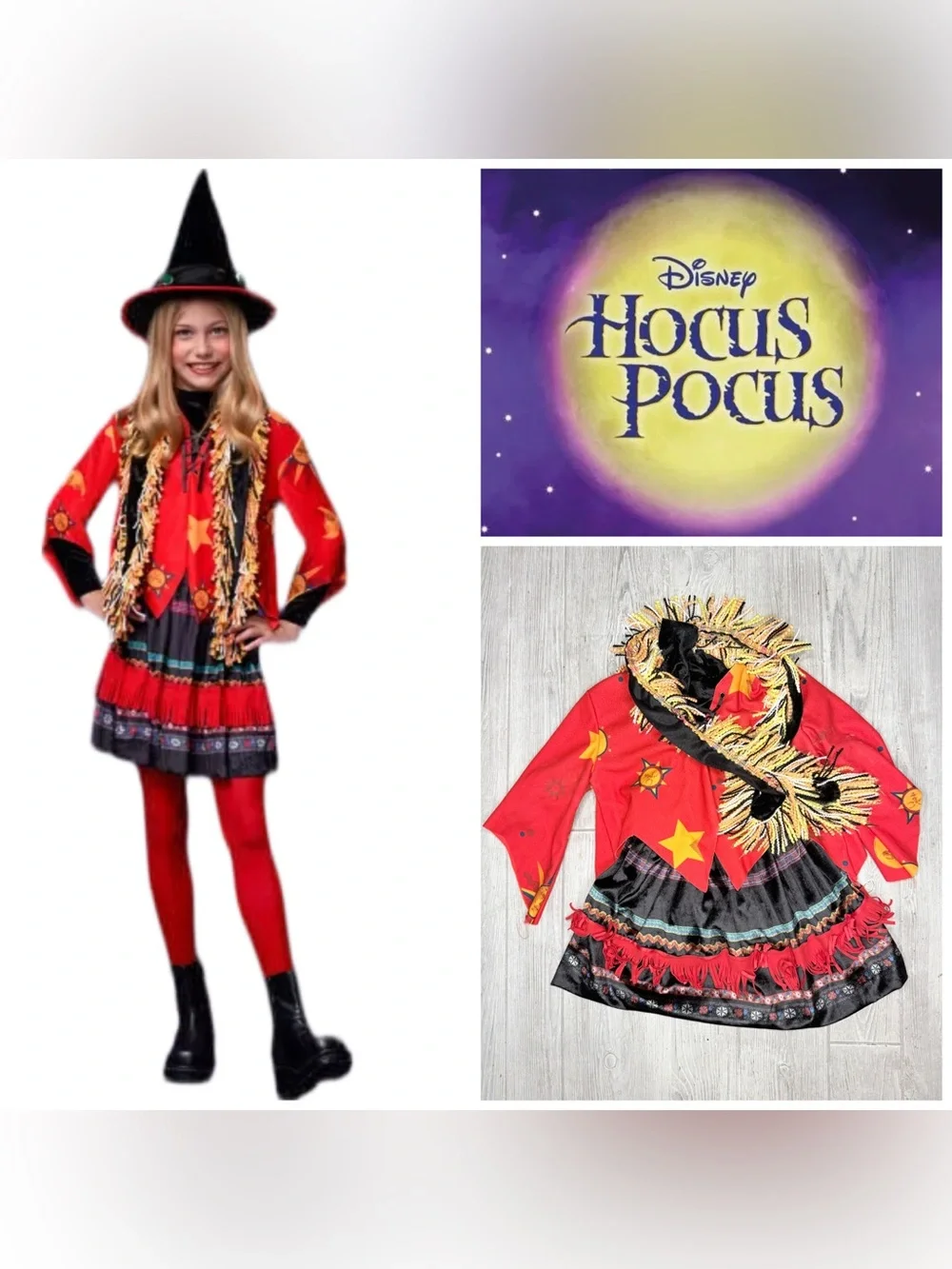 Dani Dennison halloween Costume Hocus Pocus cosplay dress up sm dress no hat